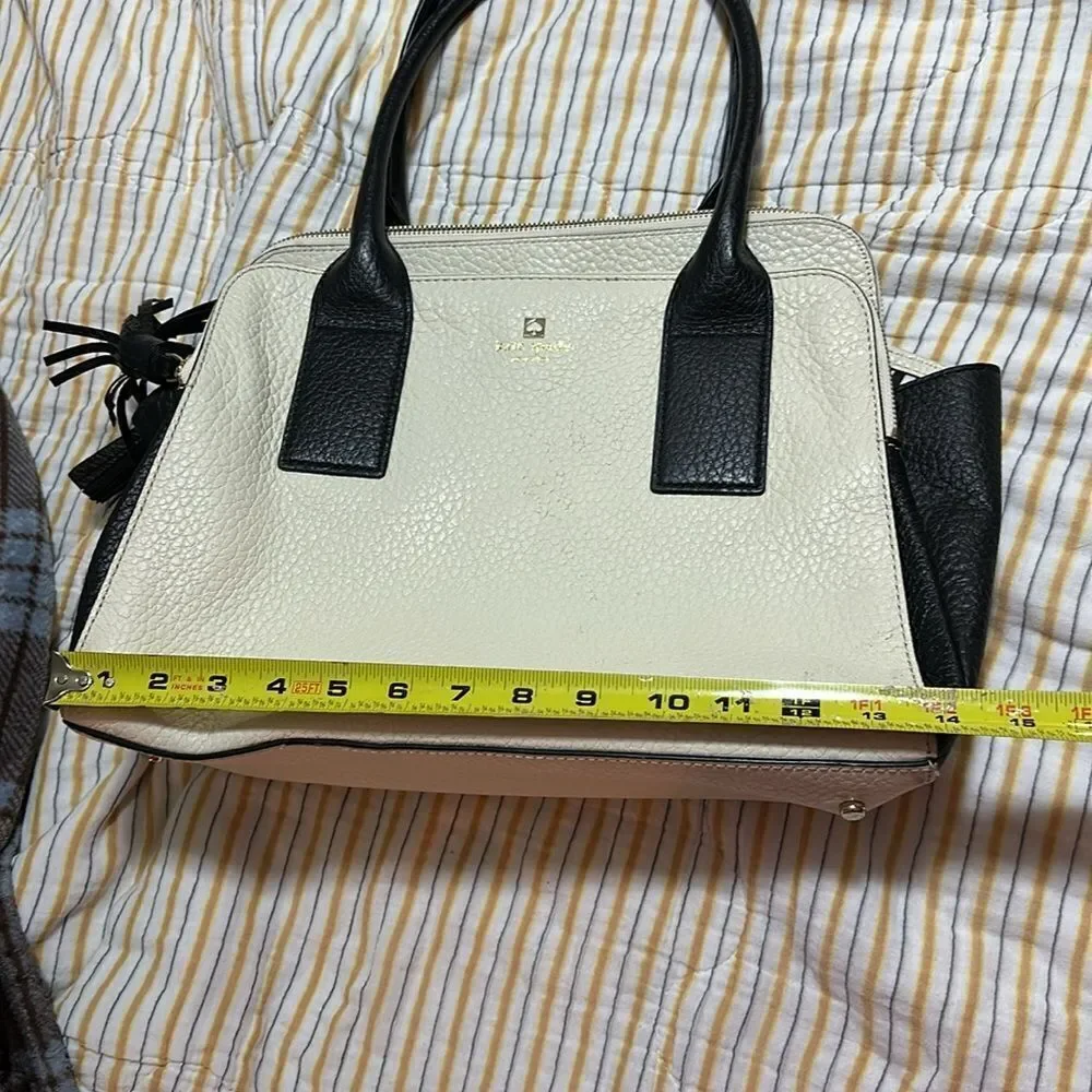 Kate Spade Black and Cream Women's Bag